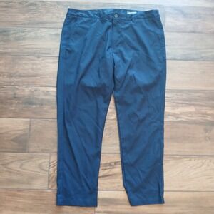Mizzen+Main Pants Mens 36x32 (FITS 36x26) Blue Golf Baron Chino Athletic Stretch